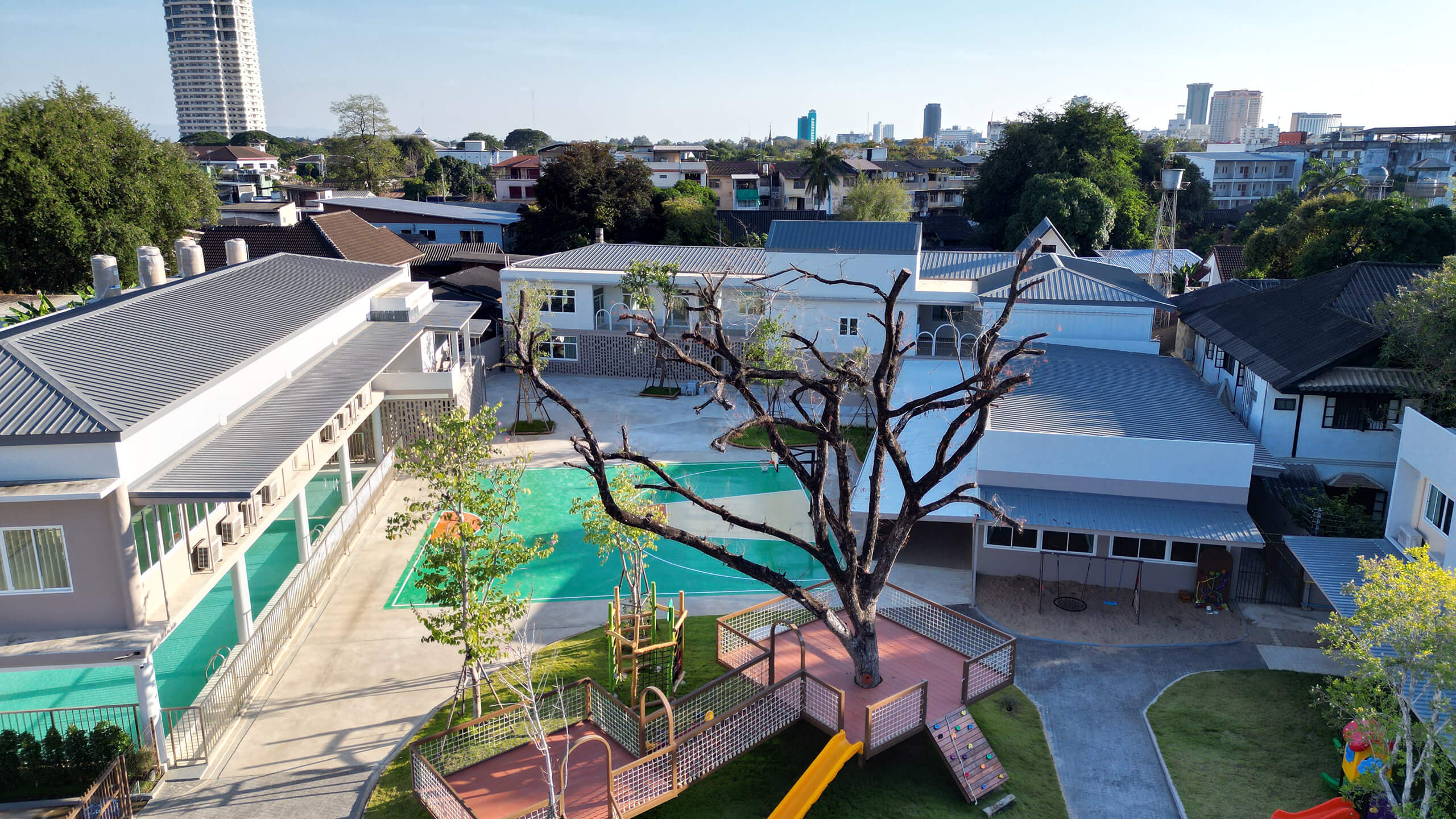 Windfield International School Aerial View Chiang Mai 01